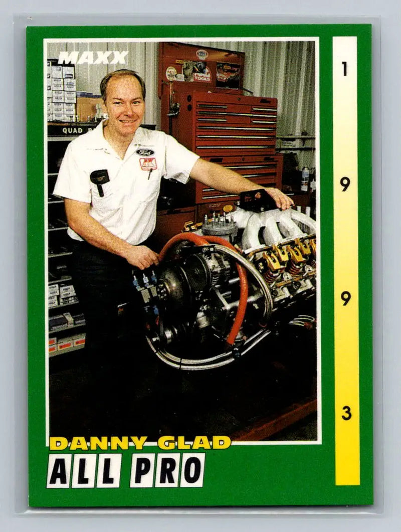 1993 Maxx #260 Danny Glad AK Racing - Racing Card Single
