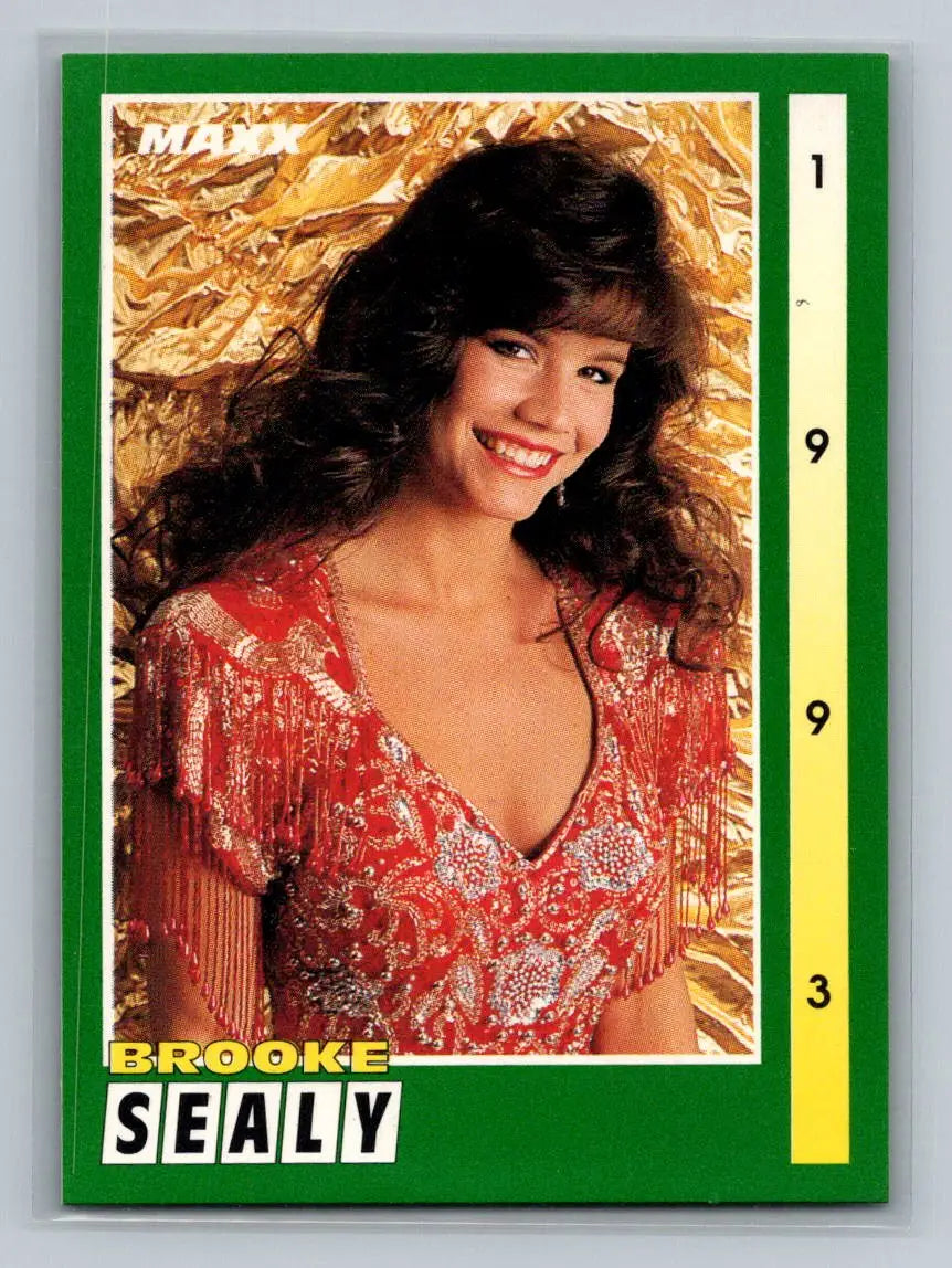 1993 Maxx #262 Brooke Sealy Miss Winston - Racing Card Single