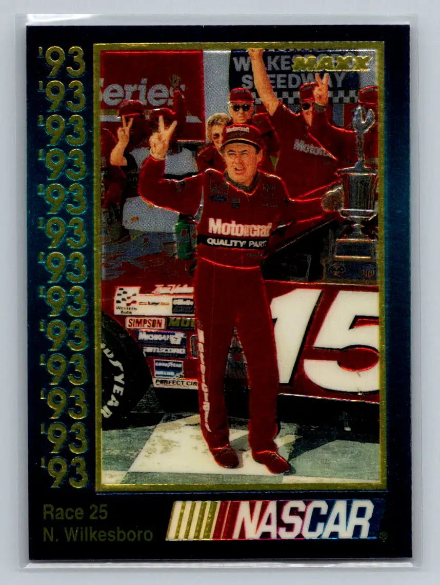 1993 Maxx Premier Plus #204 Geoff Bodine Bud Moore Engineering - Racing Card Single