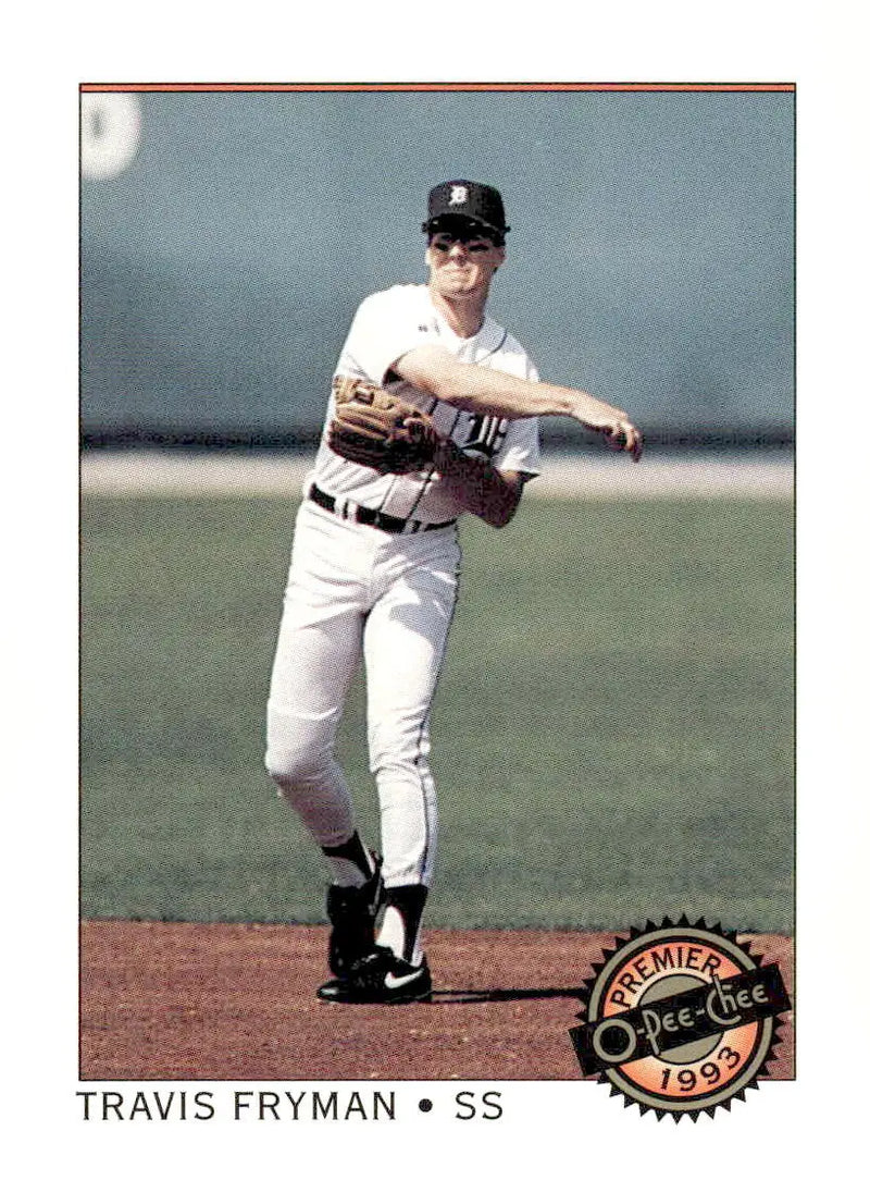 1993 O-Pee-Chee Premier #102 Travis Fryman - Baseball Card Single