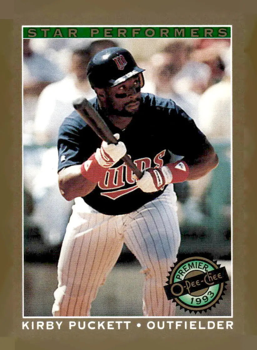 1993 O-Pee-Chee Premier #11 Kirby Puckett Pee-Chee Premier - Star Performers - Baseball Card Single