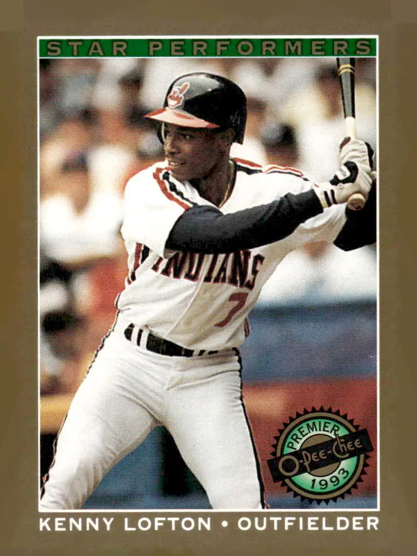 1993 O-Pee-Chee Premier #17 Kenny Lofton Pee-Chee Premier - Star Performers - Baseball Card Single