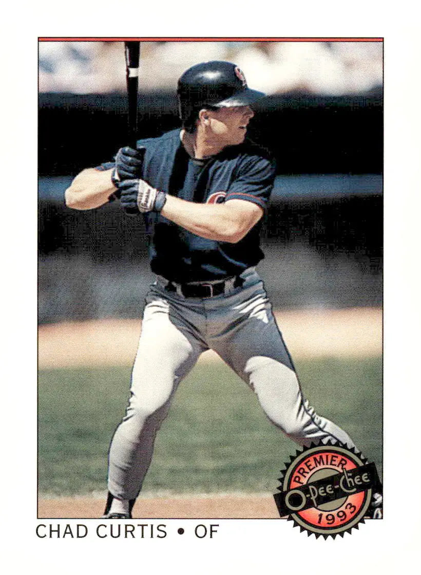 1993 O-Pee-Chee Premier #2 Chad Curtis - Baseball Card Single