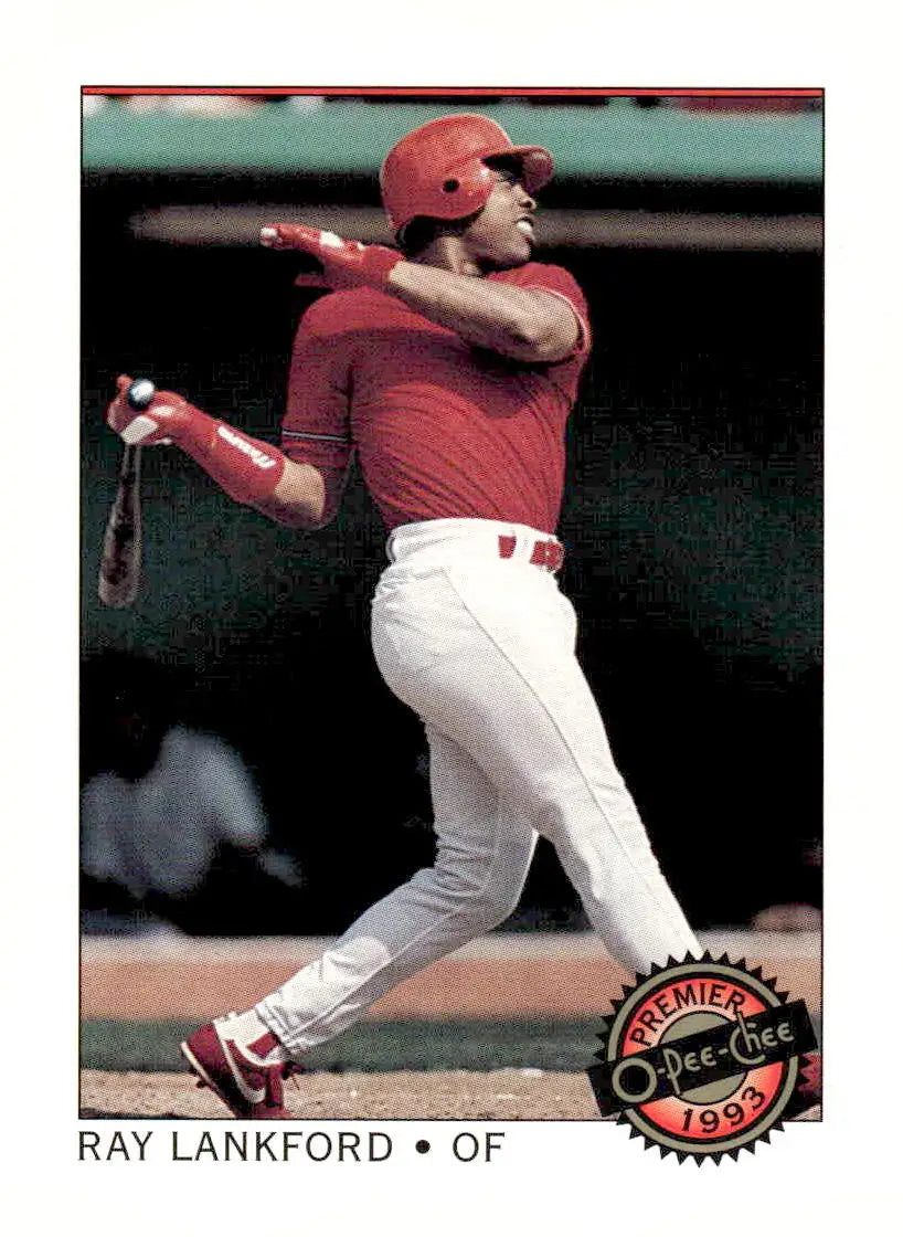 1993 O-Pee-Chee Premier #44 Ray Lankford - Baseball Card Single