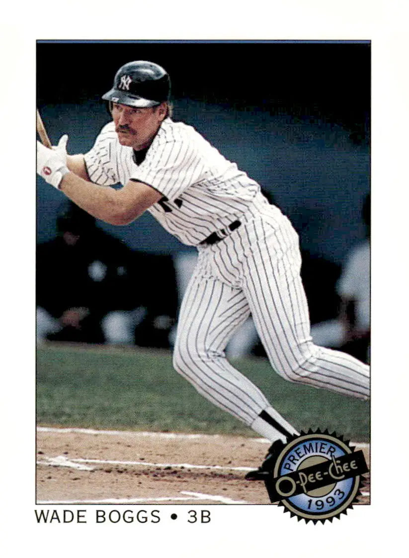 1993 O-Pee-Chee Premier #49 Wade Boggs - Baseball Card Single