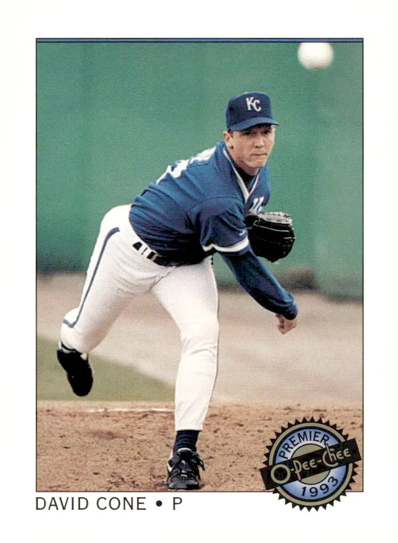 1993 O-Pee-Chee Premier #92 David Cone - Baseball Card Single
