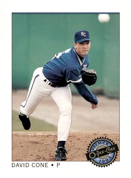 1993 O-Pee-Chee Premier #92 David Cone - Baseball Card Single
