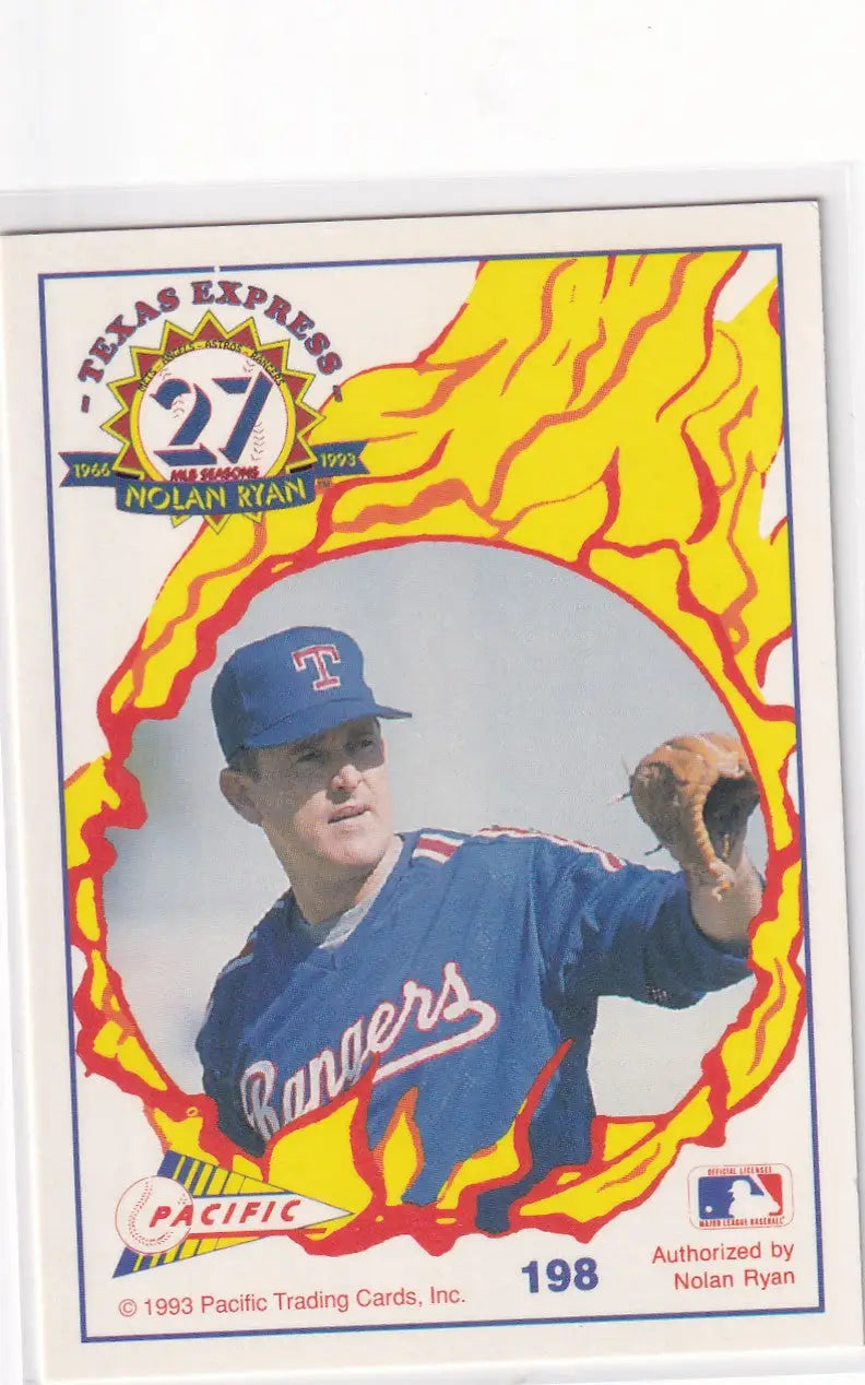 1993 PACIFIC #198 NOLAN RYAN GOOSE AND NOLAN- TEXAS RANGERS - Baseball Card Single