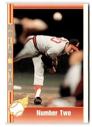 1993 Pacific Nolan Ryan Texas Express #132 Number Two NM Near Mint Ange ID:82508 - Baseball Card Single