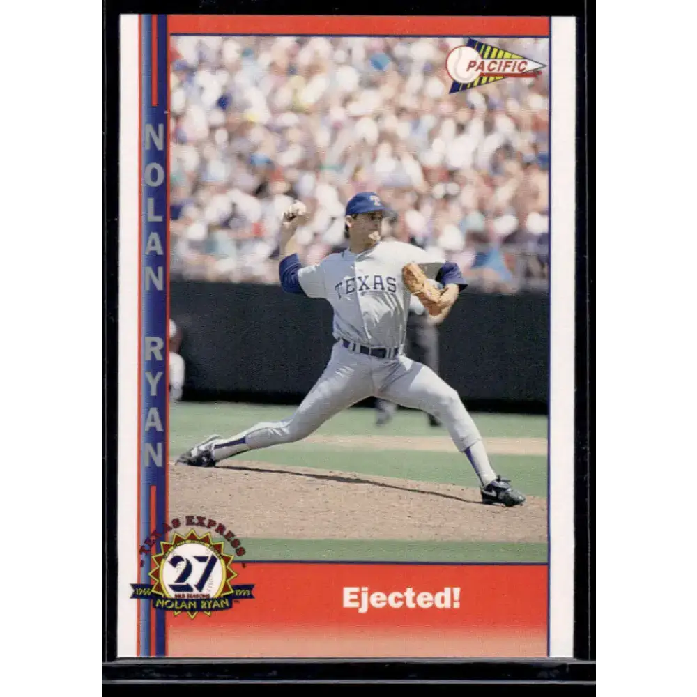 1993 Pacific Texas Express #231 Ejected! Texas Rangers NM-MT Baseball Card - Baseball Card Single