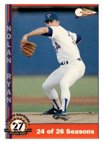 Nolan Ryan baseball card from Pacific Texas Express series, part of Texas Express collection