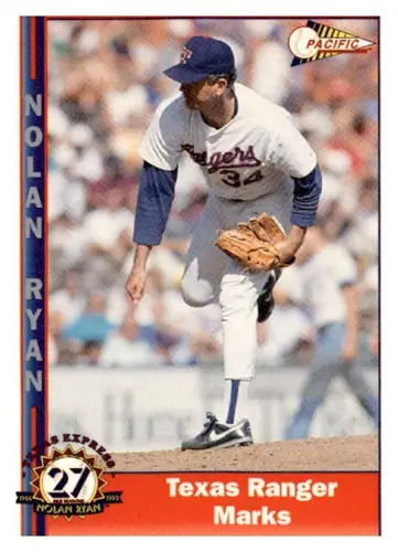 1993 Pacific Texas Express #236 Texas Ranger Marks Texas Rangers Bas ID:63043 - Baseball Card Single