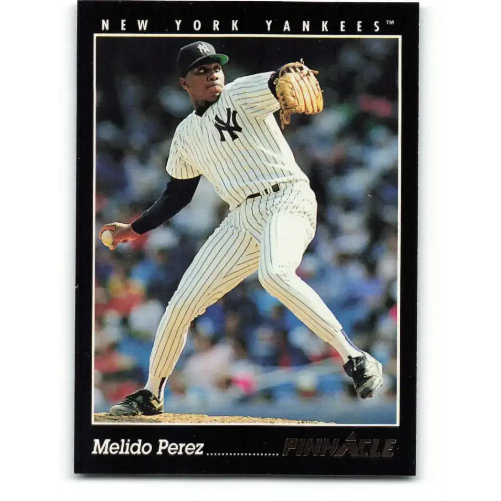 1993 Pinnacle #109 Melido Perez NM-MT New York Yankees Baseball Card - Baseball Card Single