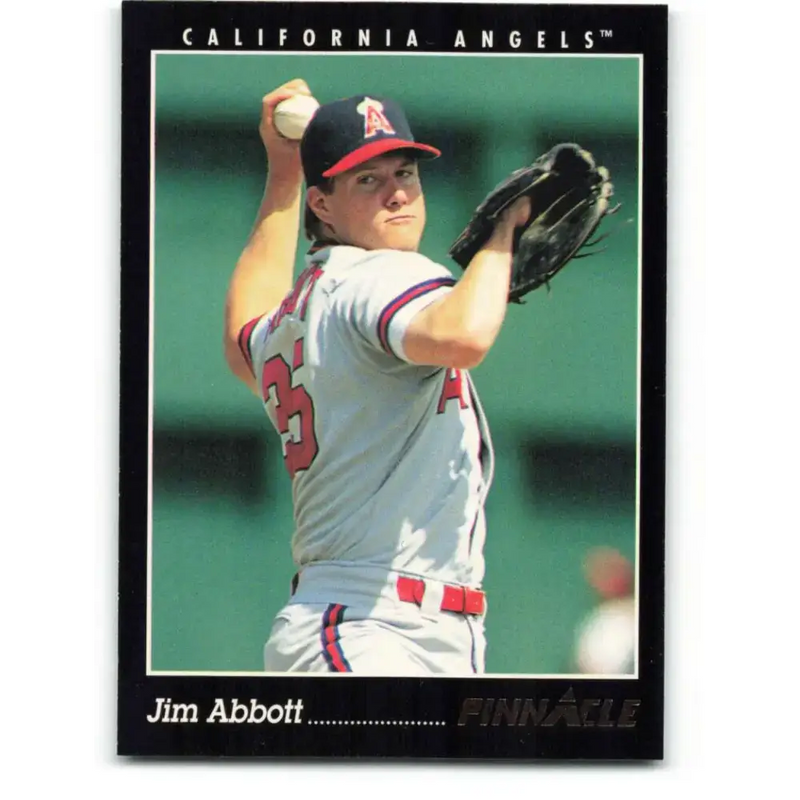 1993 Pinnacle #11 Jim Abbott NM-MT California Angels Baseball Card - Baseball Card Single