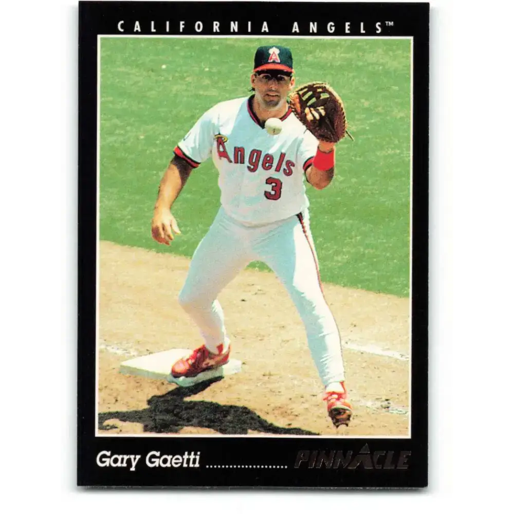 1993 Pinnacle #112 Gary Gaetti NM-MT California Angels Baseball Card - Baseball Card Single