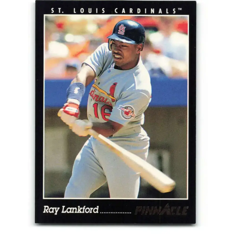 1993 Pinnacle #116 Ray Lankford NM-MT St. Louis Cardinals Baseball Card - Baseball Card Single