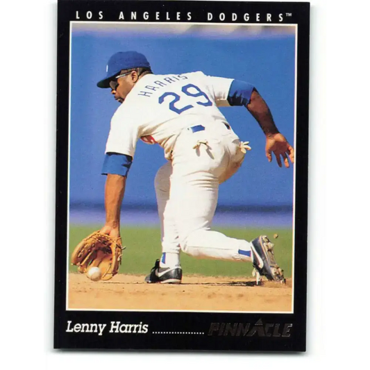 1993 Pinnacle #119 Lenny Harris NM-MT Los Angeles Dodgers Baseball Card - Baseball Card Single