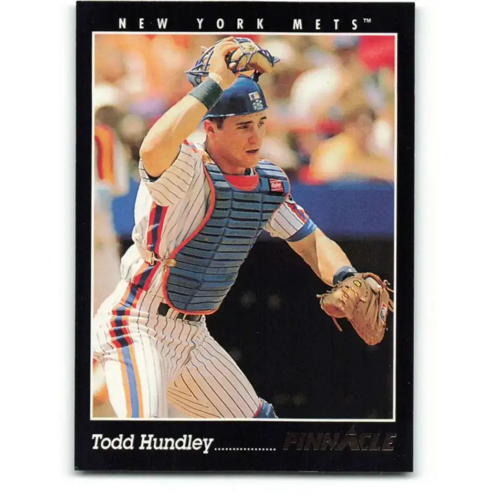 1993 Pinnacle #126 Todd Hundley NM-MT New York Mets Baseball Card - Baseball Card Single