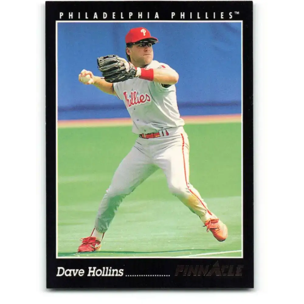 1993 Pinnacle #127 Dave Hollins NM-MT Philadelphia Phillies Baseball Card - Baseball Card Single