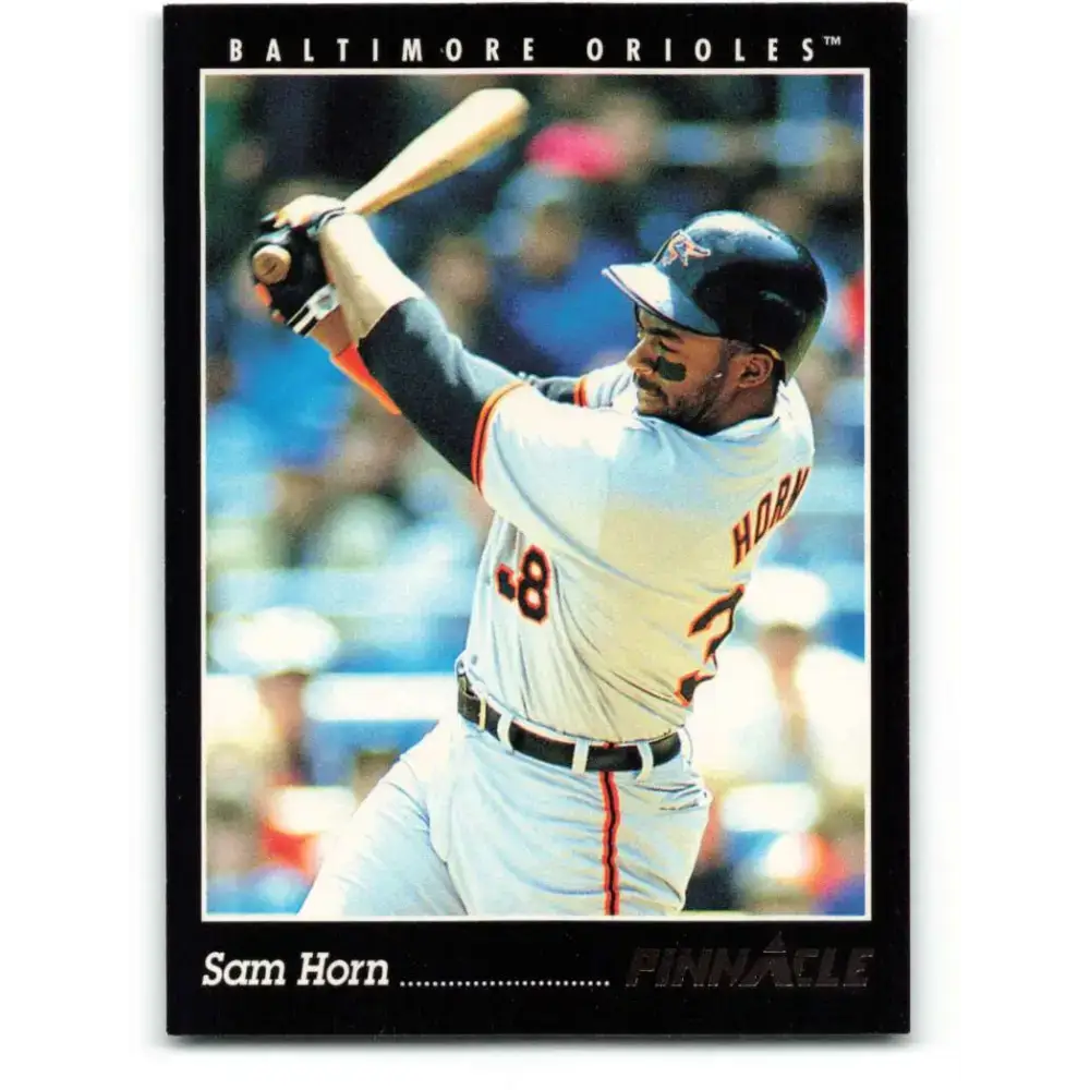 1993 Pinnacle #128 Sam Horn NM-MT Baltimore Orioles Baseball Card - Baseball Card Single