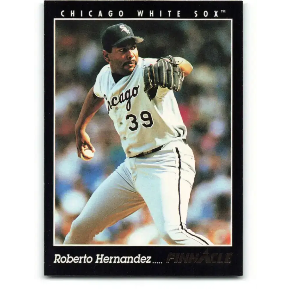 1993 Pinnacle #129 Roberto Hernandez NM-MT Chicago White Sox Baseball Card - Baseball Card Single