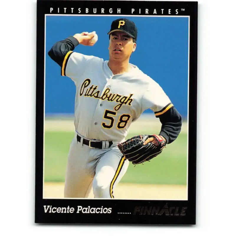 1993 Pinnacle #130 Vicente Palacios NM-MT Pittsburgh Pirates Baseball Card - Baseball Card Single