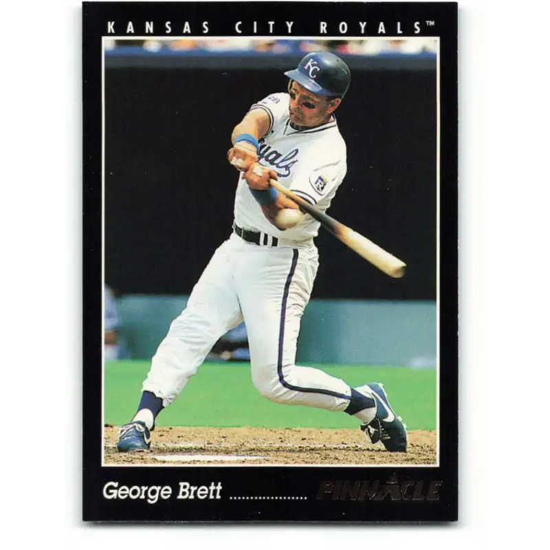 1993 Pinnacle #131 George Brett NM-MT Kansas City Royals Baseball Card - Baseball Card Single
