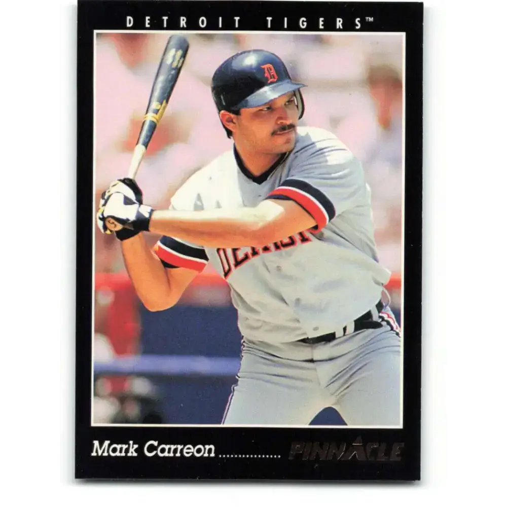 1993 Pinnacle #136 Mark Carreon NM-MT Detroit Tigers Baseball Card - Baseball Card Single