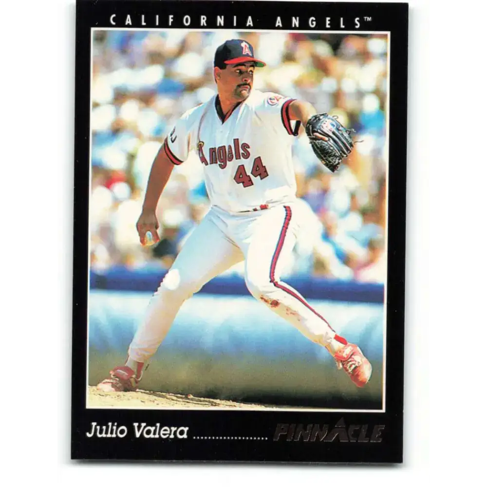 1993 Pinnacle #139 Julio Valera NM-MT California Angels Baseball Card - Baseball Card Single