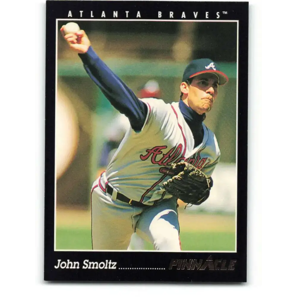 1993 Pinnacle #143 John Smoltz NM-MT Atlanta Braves Baseball Card - Baseball Card Single