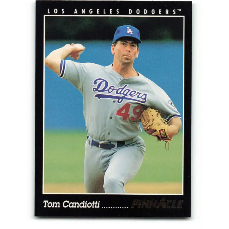 1993 Pinnacle #147 Tom Candiotti NM-MT Los Angeles Dodgers Baseball Card - Baseball Card Single