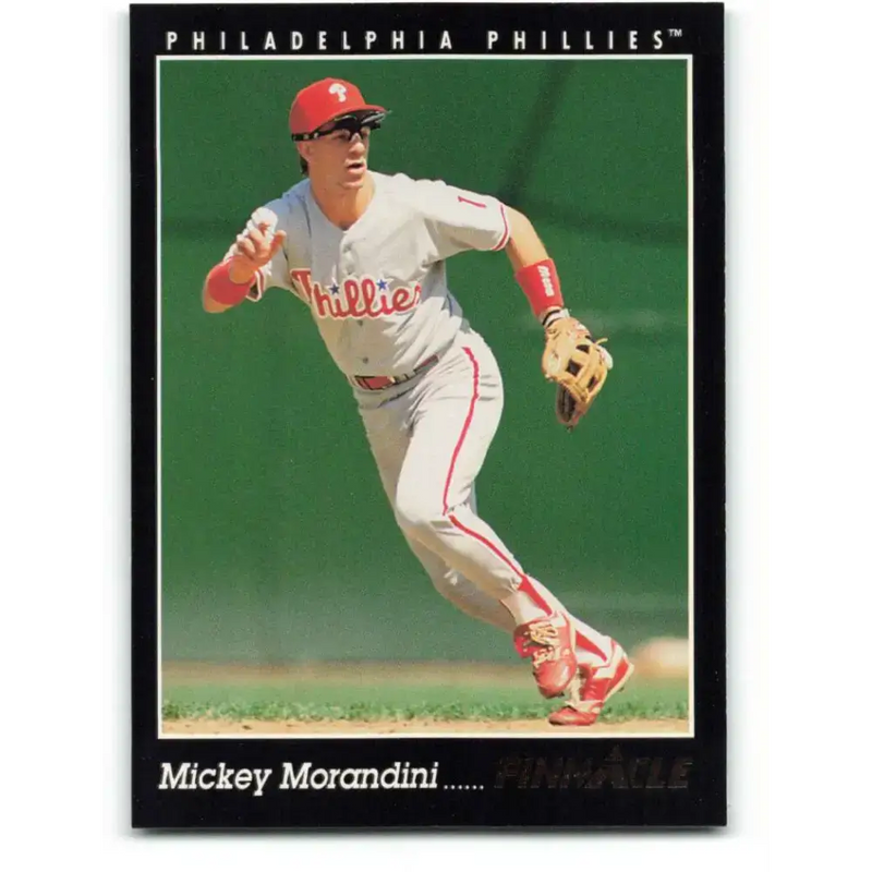 1993 Pinnacle #156 Mickey Morandini NM-MT Philadelphia Phillies Baseball Card - Baseball Card Single
