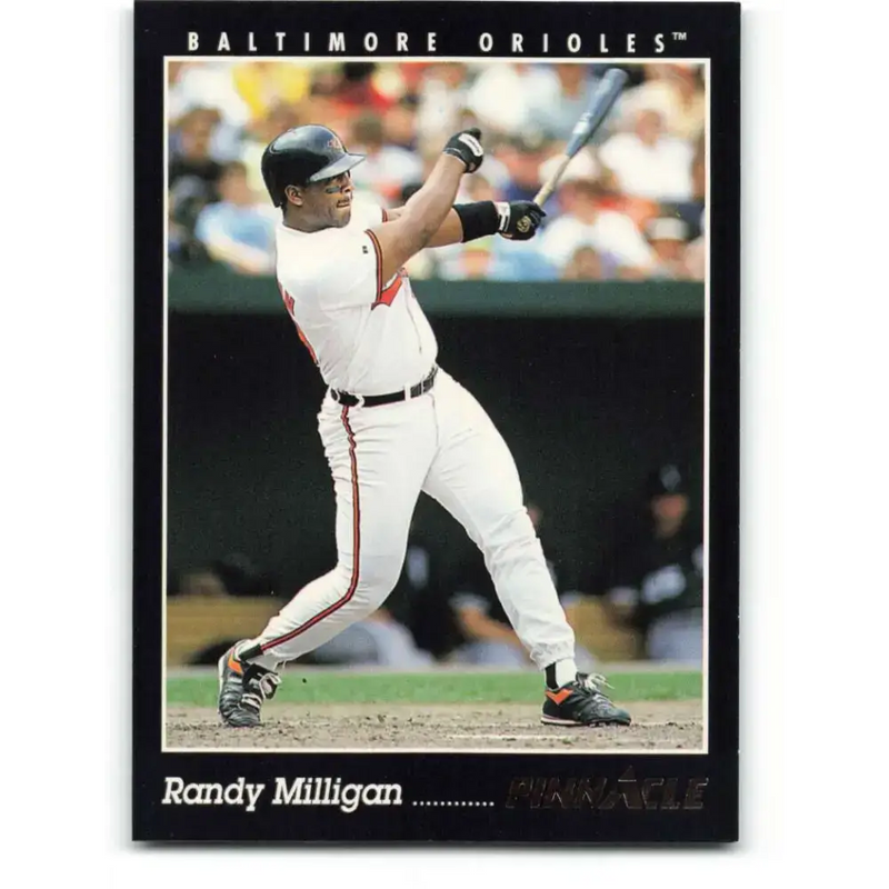 1993 Pinnacle #157 Randy Milligan NM-MT Baltimore Orioles Baseball Card - Baseball Card Single