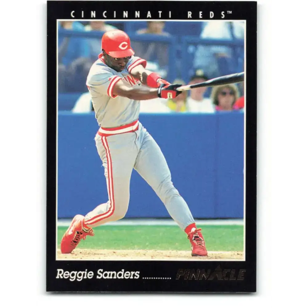 1993 Pinnacle #158 Reggie Sanders NM-MT Cincinnati Reds Baseball Card - Baseball Card Single