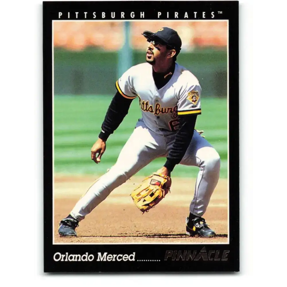 1993 Pinnacle #160 Orlando Merced NM-MT Pittsburgh Pirates Baseball Card - Baseball Card Single