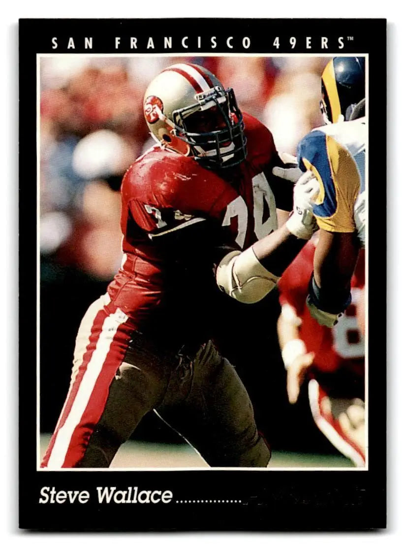 1993 Pinnacle #162 Steve Wallace - Football Card Single