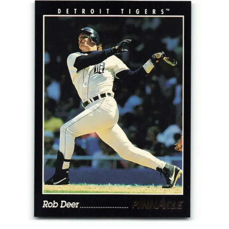 1993 Pinnacle #167 Rob Deer NM-MT Detroit Tigers Baseball Card - Baseball Card Single