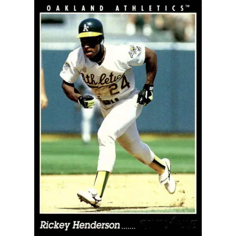 1993 Pinnacle #170 Dave Henderson NM-MT Oakland Athletics Baseball Card - Baseball Card Single