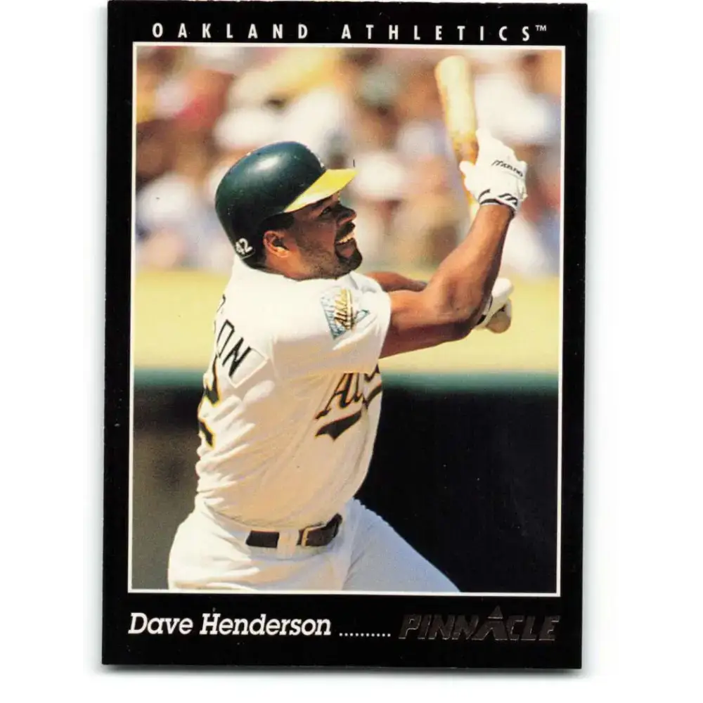 1993 Pinnacle #170 Dave Henderson NM-MT Oakland Athletics Baseball Card - Baseball Card Single
