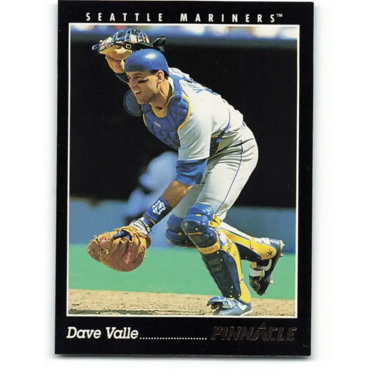 1993 Pinnacle #179 Dave Valle NM-MT Seattle Mariners Baseball Card - Baseball Card Single