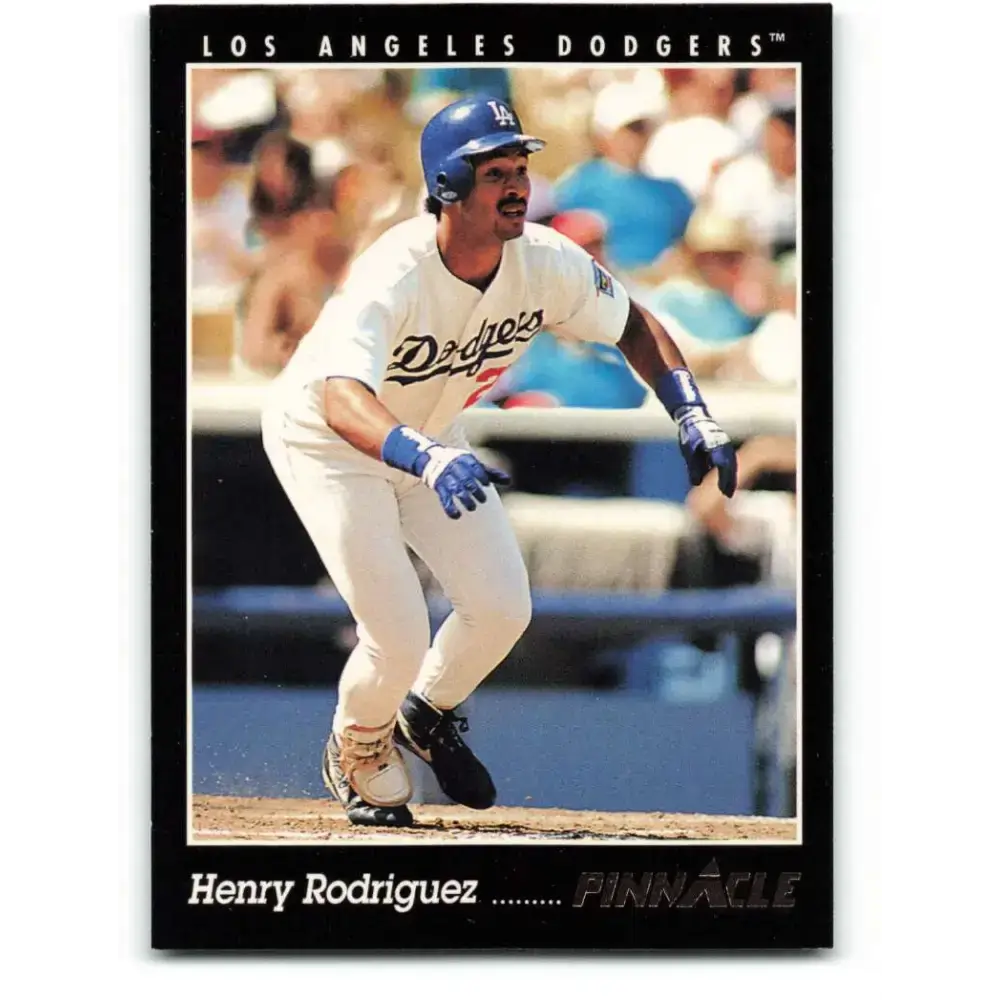 1993 Pinnacle #182 Henry Rodriguez NM-MT Los Angeles Dodgers Baseball Card - Baseball Card Single