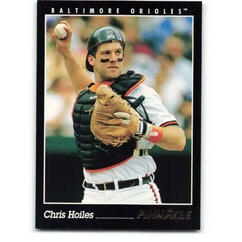 1993 Pinnacle #186 Chris Hoiles NM-MT Baltimore Orioles Baseball Card - Baseball Card Single