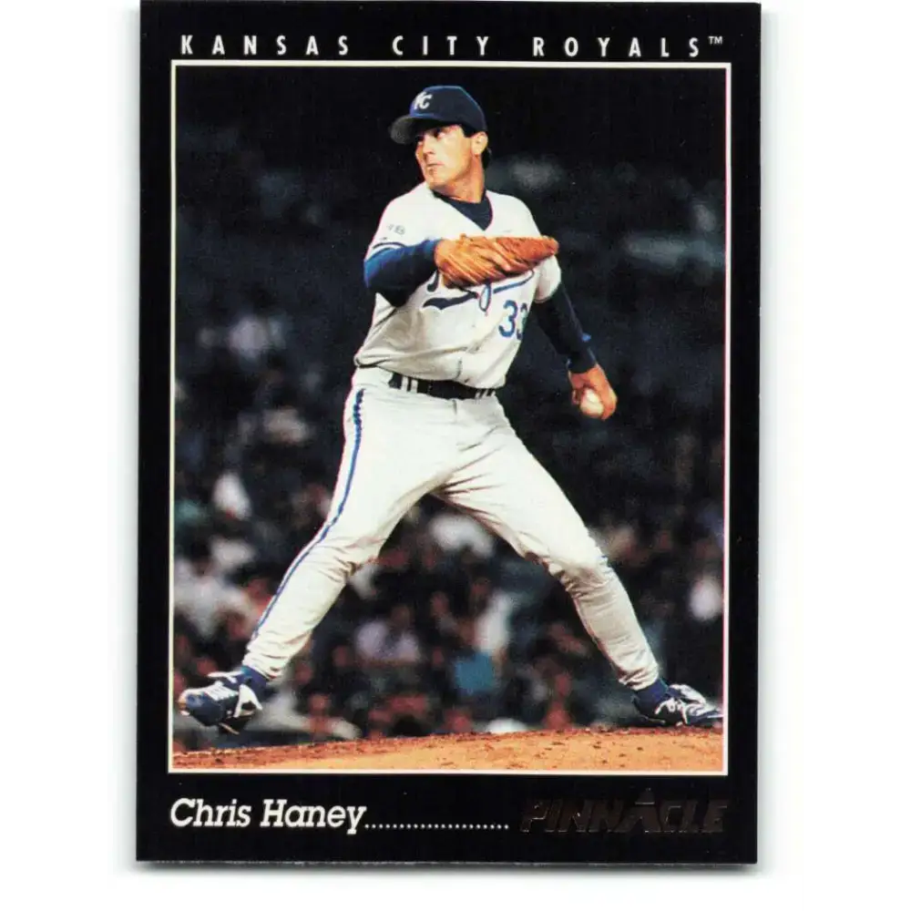 1993 Pinnacle #194 Chris Haney NM-MT Kansas City Royals Baseball Card - Baseball Card Single