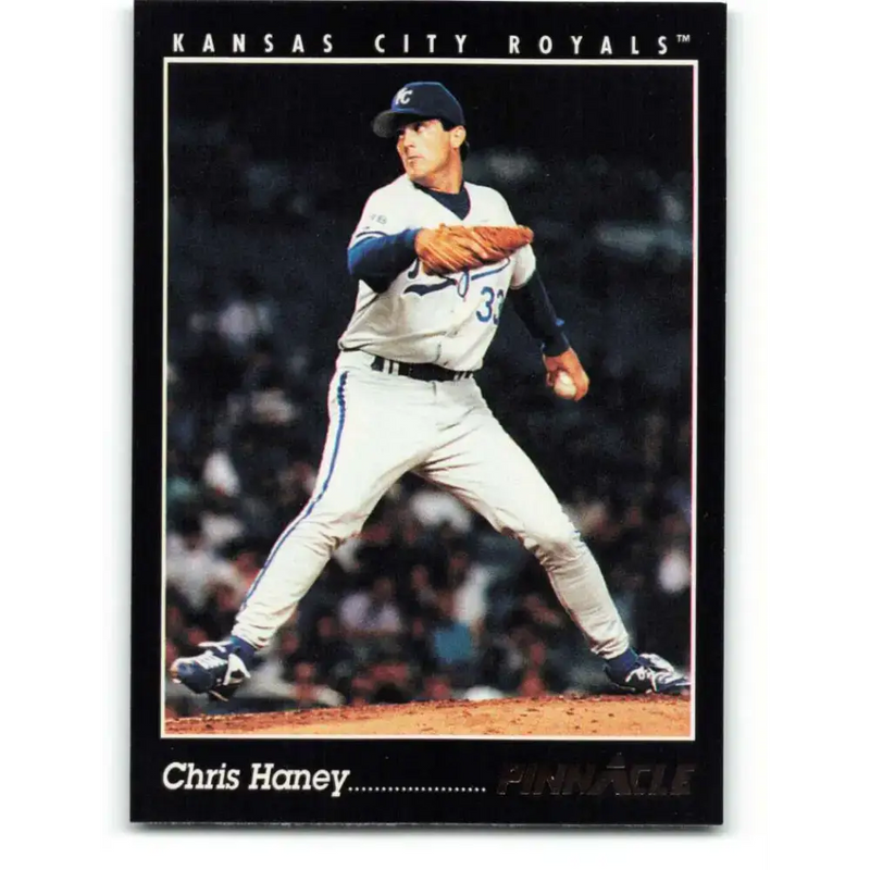 1993 Pinnacle #194 Chris Haney NM-MT Kansas City Royals Baseball Card - Baseball Card Single