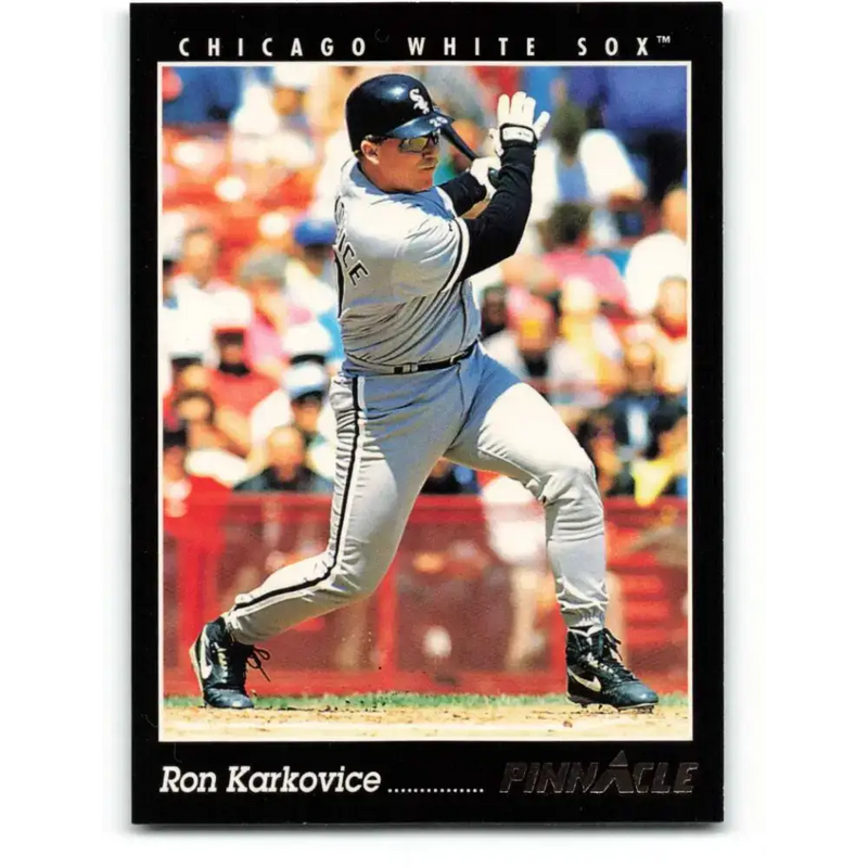 1993 Pinnacle #195 Ron Karkovice NM-MT Chicago White Sox Baseball Card - Baseball Card Single