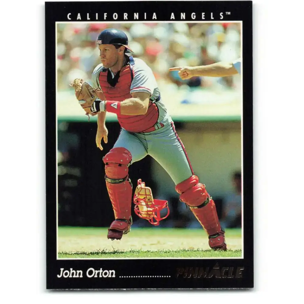 1993 Pinnacle #197 John Orton NM-MT California Angels Baseball Card - Baseball Card Single