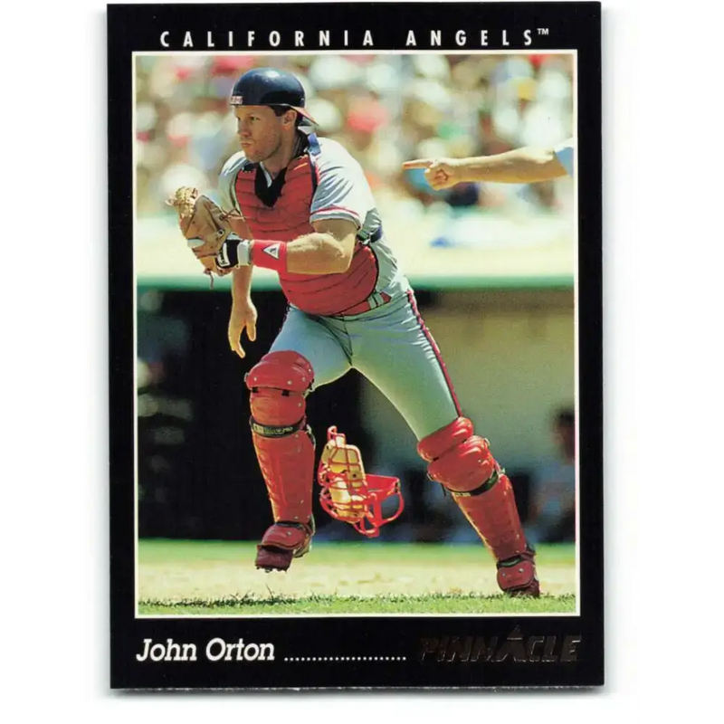 1993 Pinnacle #197 John Orton NM-MT California Angels Baseball Card - Baseball Card Single