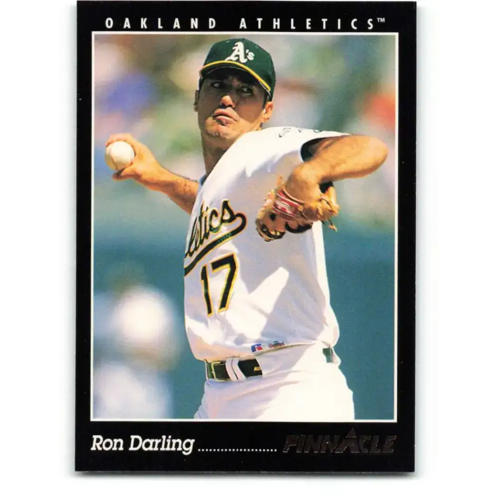 1993 Pinnacle #199 Ron Darling NM-MT Oakland Athletics Baseball Card - Baseball Card Single