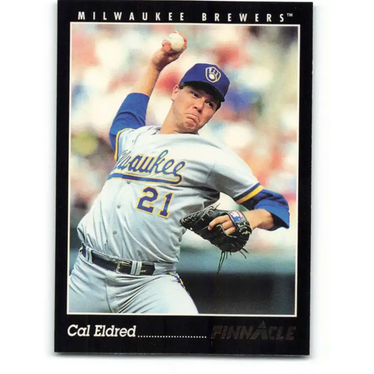 1993 Pinnacle #2 Cal Eldred NM-MT Milwaukee Brewers Baseball Card - Baseball Card Single