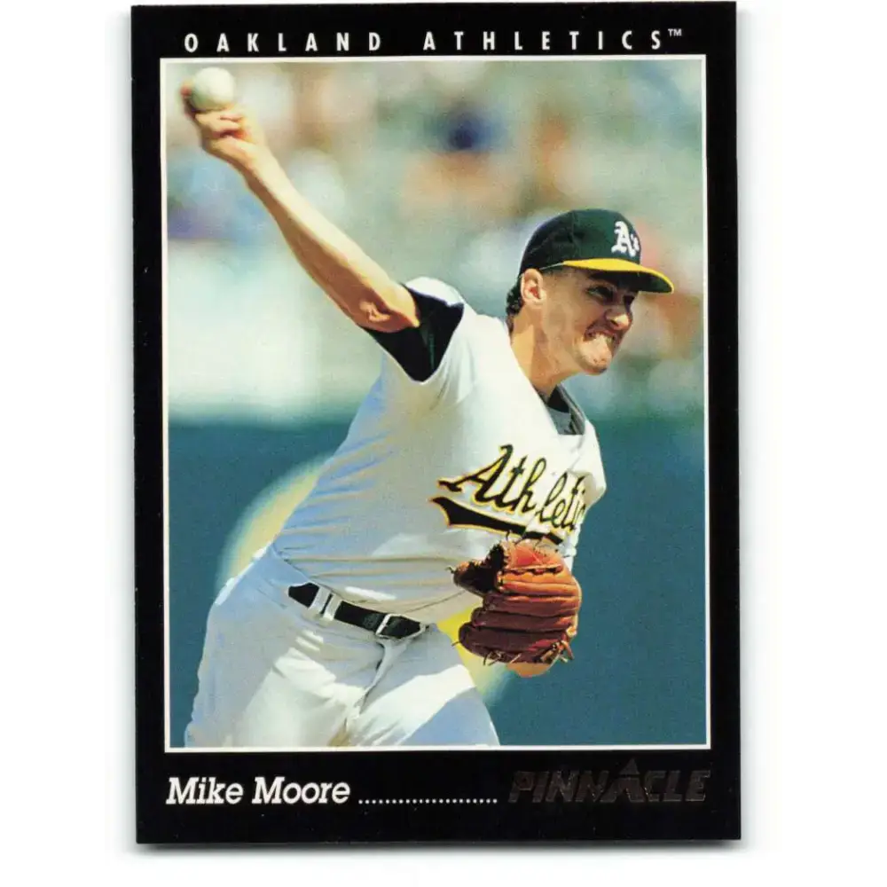 1993 Pinnacle #202 Mike Moore NM-MT Oakland Athletics Baseball Card - Baseball Card Single